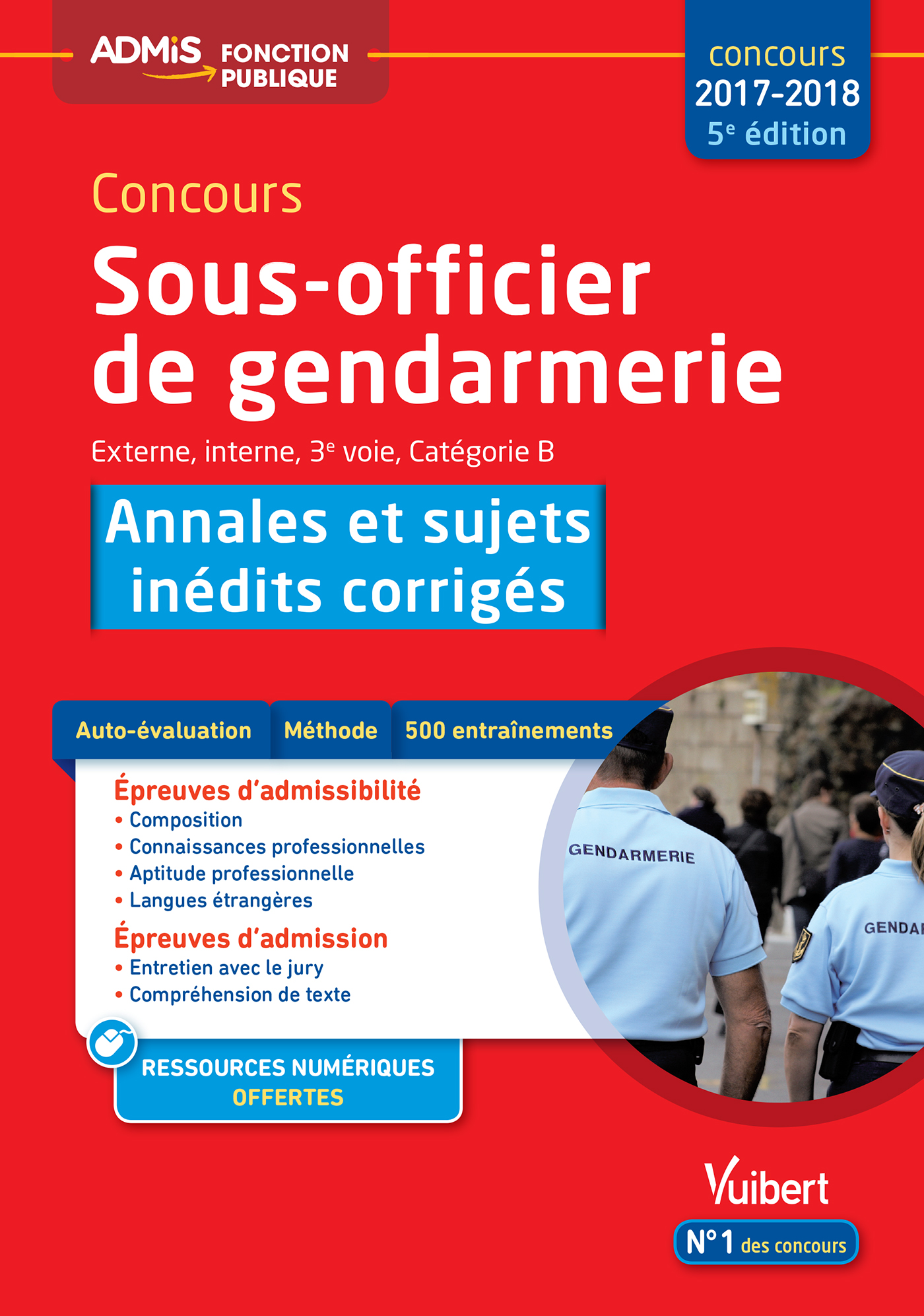 Notice bibliographique Concours sousofficier de gendarmerie  externe