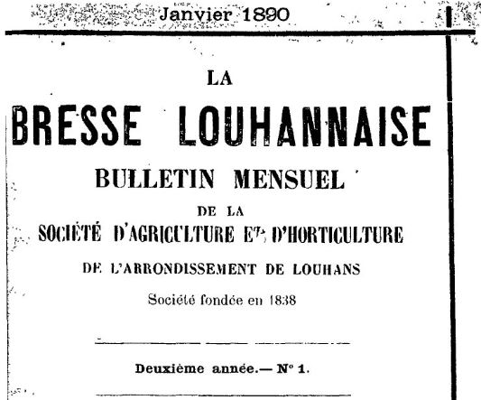 Photo (BnF / Gallica) de : La Bresse louhannaise. Louhans, 1889-1944. ISSN 2122-255X.