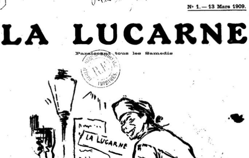 Photo (BnF / Gallica) de : La Lucarne. Lyon, 1909. ISSN 2131-5906.