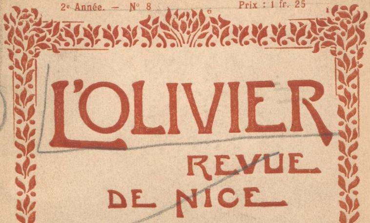 Photo (BnF / Gallica) de : L'Olivier. Nice, 1912-[1914 ?]. ISSN 2018-1280.