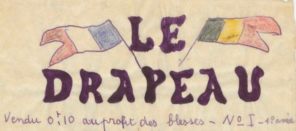 Photo (BnF / Gallica) de : Le Drapeau. Marseille : P. Trabaud, 1915. ISSN 1282-9919.