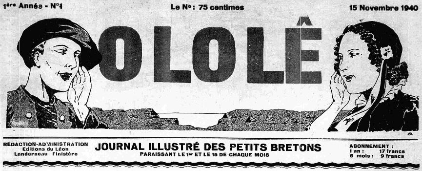 Photo (Finistère. Archives départementales) de : O lo lê. Landerneau, 1940-1944. ISSN 2133-2274.