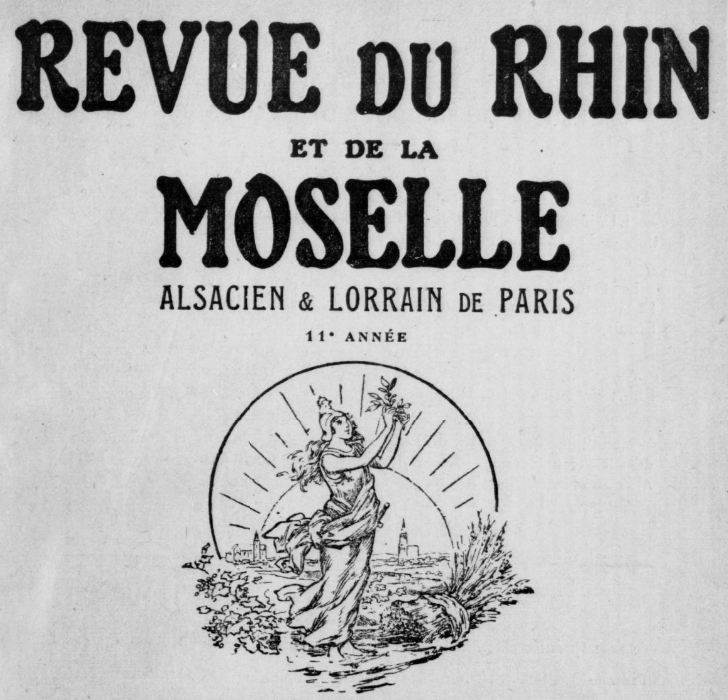 Photo (BnF / Gallica) de : Revue du Rhin et de la Moselle. Paris, 1922-1933. ISSN 1270-5845.