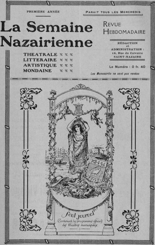 Photo (Loire-Atlantique. Archives départementales) de : La Semaine nazairienne. Saint-Nazaire, 1924-1925. ISSN 2137-9602.