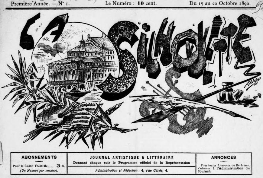 Photo (BnF / Gallica) de : La Silhouette. Reims, 1892-[1892 ?]. ISSN 2138-1224.