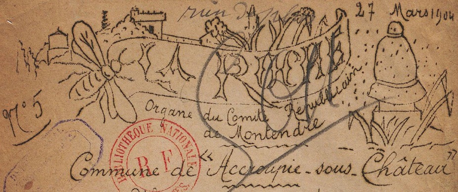 Photo (BnF / Gallica) de : La Ruche. Montendre, 1904. ISSN 2137-6573.