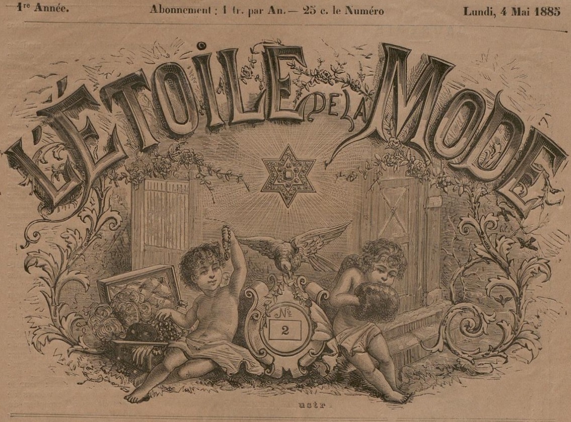 Photo (Bibliothèque municipale (Bordeaux)) de : L'Étoile de la mode. Bordeaux, 1885-[1885 ?]. ISSN 2740-9627.