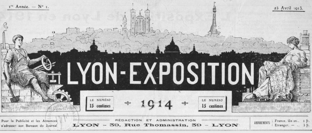 Photo (BnF / Gallica) de : Lyon-exposition 1914. Lyon, 1913-1914. ISSN 2131-7208.