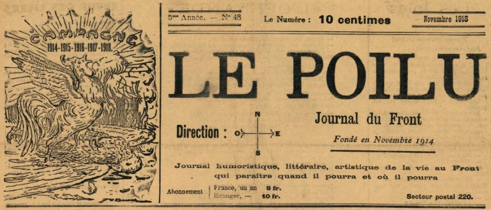 Photo (BnF / Gallica) de : Le Poilu. [S.l.], 1914-1921. ISSN 2135-0469.
