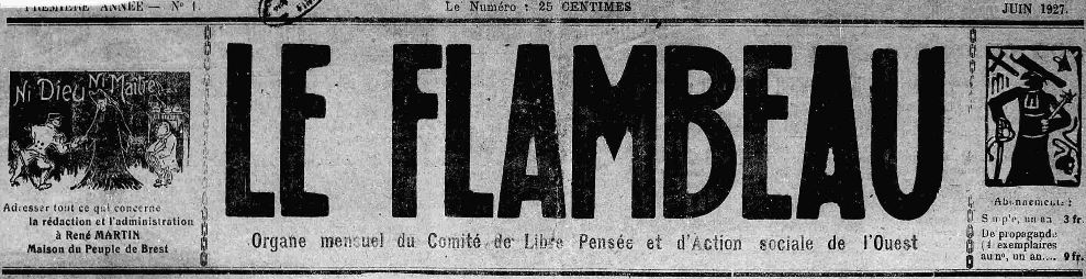 Photo (Finistère. Archives départementales) de : Le Flambeau. Brest, 1927-1934. ISSN 2128-0738.