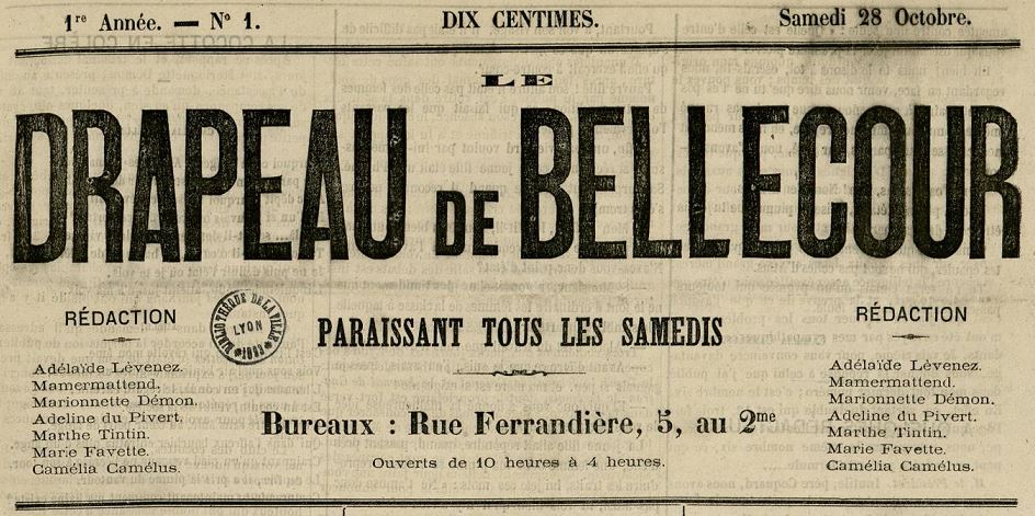 Photo (Bibliothèque municipale (Lyon)) de : Le Drapeau de Bellecour. Lyon, 1865-[1865 ?]. ISSN 2125-981X.