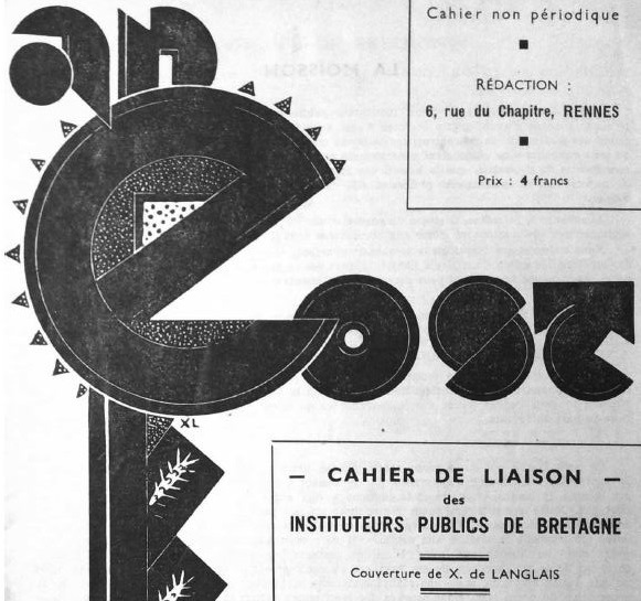 Photo (Institut de documentation bretonne et européenne) de : An Eost. Rennes, 1942-1944. ISSN 2025-654X.