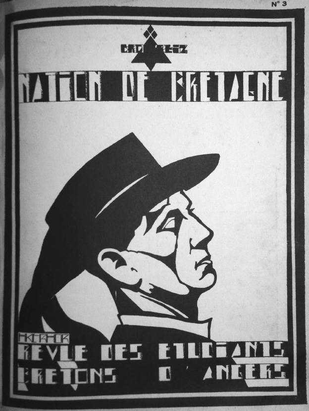 Photo (Institut de documentation bretonne et européenne) de : Nation de Bretagne. Angers : [Association des étudiants bretons], 1931-[1953 ?]. ISSN 2101-1699.