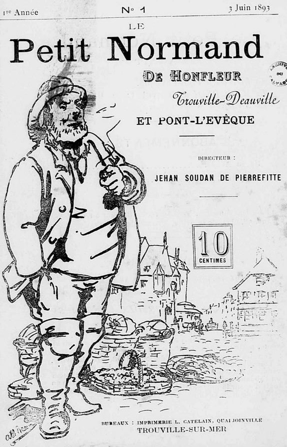 Photo (Calvados. Archives départementales) de : Le Petit Normand de Honfleur, Trouville-Deauville et Pont-l'Évêque. Trouville-sur-Mer, 1893-[1902 ?]. ISSN 2134-3365.