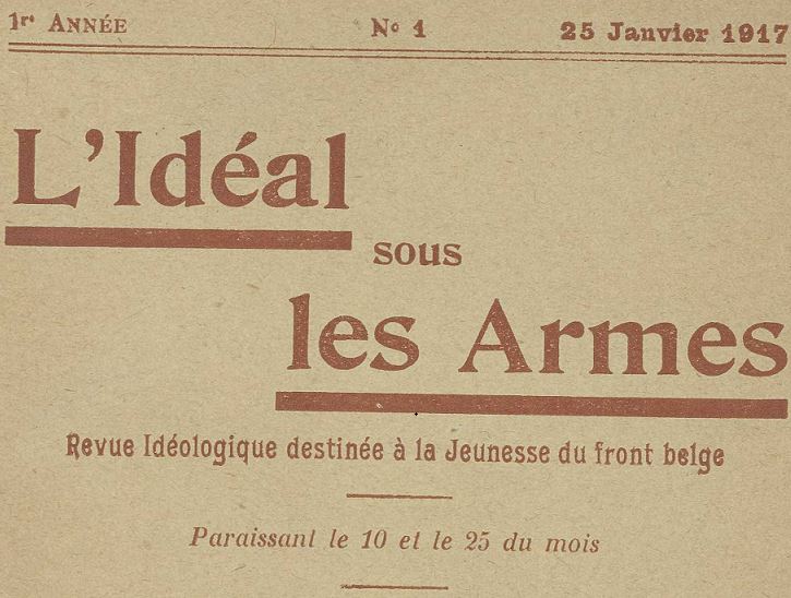 Photo (Vlaams instituut voor archivering) de : L'Idéal sous les armes. Lyon, 1917-1919. ISSN 2494-226X.