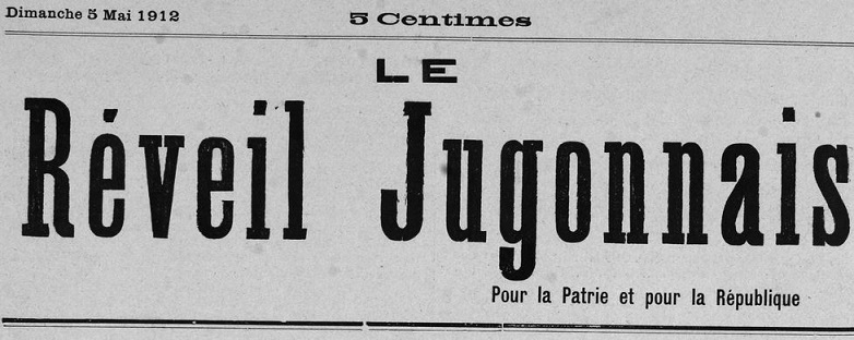 Photo (Côtes-d'Armor. Archives départementales) de : Le Réveil jugonnais. [S. l.], [1912 ?]. ISSN 2259-2598.