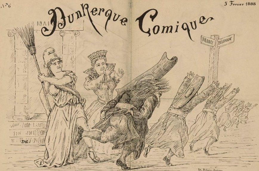 Photo (BnF / Gallica) de : Dunkerque comique. [Dunkerque], 1888. ISSN 2126-0311.