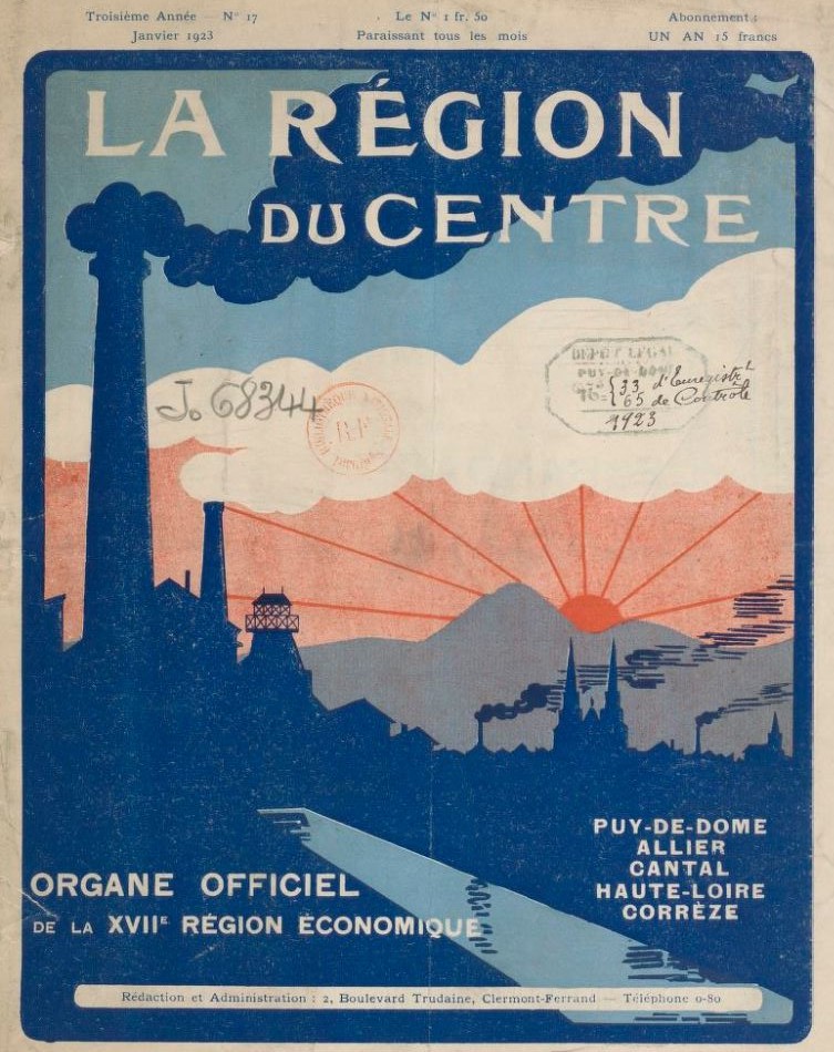 Photo (BnF / Gallica) de : La Région du Centre. Clermont-Ferrand, 1921-1944. ISSN 2136-0545.