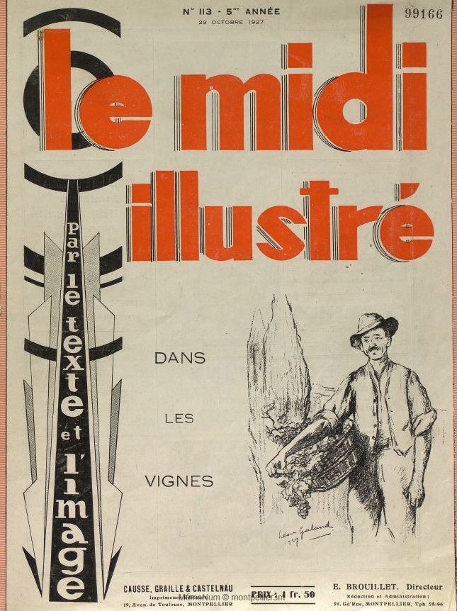 Photo (Montpellier. Bibliothèques municipales) de : Le Midi illustré. Montpellier, 1927-[1936 ?]. ISSN 2024-9462.