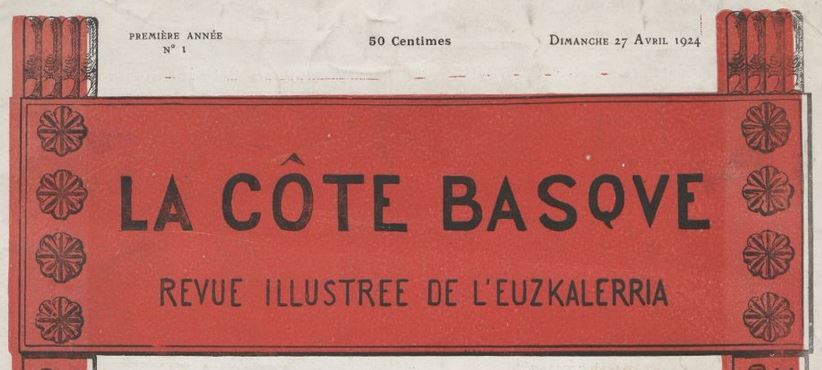 Photo (BnF / Gallica) de : La Côte basque. Saint-Jean-de-Luz, 1924-1931. ISSN 2023-2063.