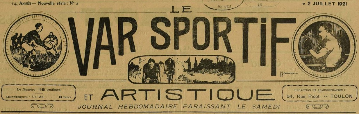 Photo (Var. Archives départementales) de : Le Var sportif et artistique. Toulon, 1921-1935. ISSN 2018-6355.