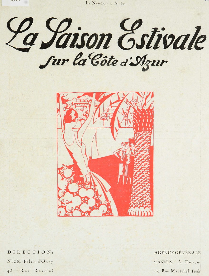 Photo (Bibliothèque municipale (Grasse, Alpes-Maritimes)) de : La Saison estivale sur la Côte d'Azur. Nice, 1925-1939. ISSN 1247-6323.