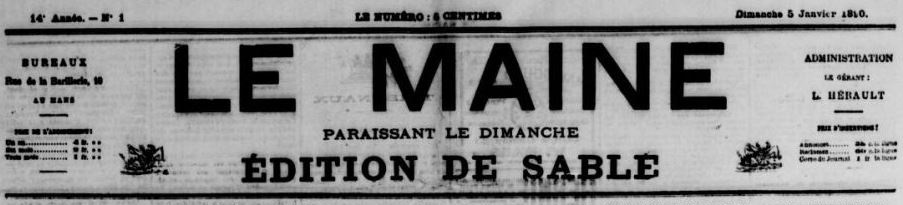 Photo (BnF / Gallica) de : Le Maine. Le Mans, 1877-1917. ISSN 2131-7771.