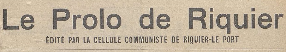 Photo (Archives nationales, F/7/13132, dossier n° 5) de : Le Prolo de Riquier. Nice, 1934. ISSN 2741-9460.