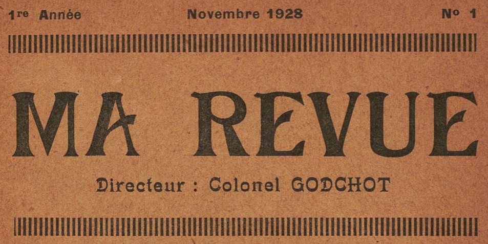 Photo (BnF / Gallica) de : Ma revue. Saint-Cloud, 1928-1939. ISSN 2113-3050.