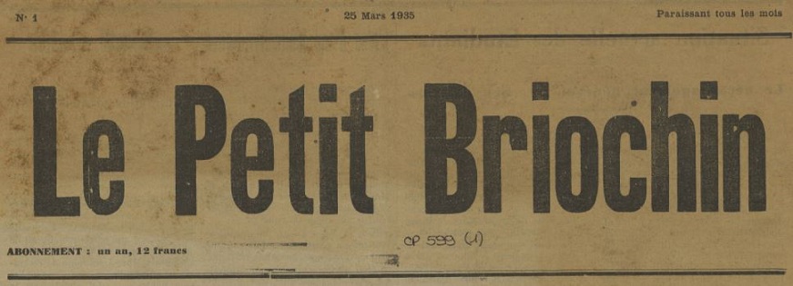 Photo (Côtes-d'Armor. Archives départementales) de : Le Petit Briochin. Saint-Brieuc, 1935-1937. ISSN 1966-1126.