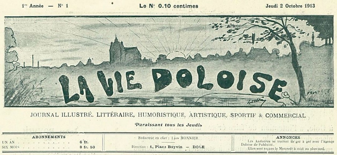 Photo (BnF / Gallica) de : La Vie doloise. Dole, 1913-1947. ISSN 1153-7957.