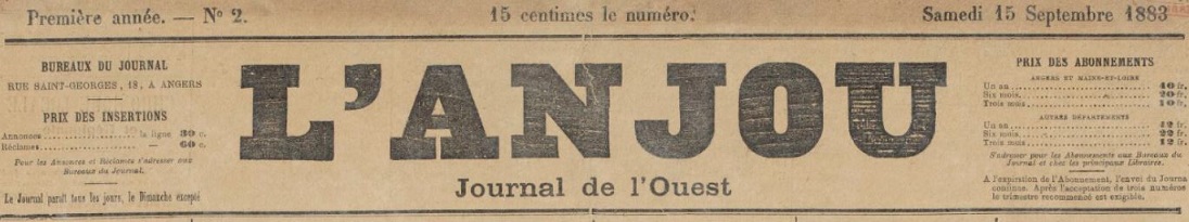 Photo (BnF / Gallica) de : L'Anjou. Angers, 1883-1903. ISSN 2120-747X.