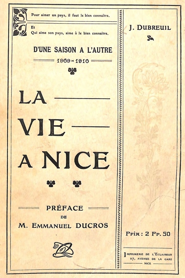 Photo (Bibliothèque municipale à vocation régionale (Nice)) de : La Vie à Nice. Nice, 1911-1914. ISSN 2139-895X.